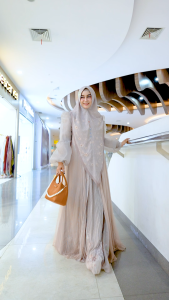 Gamis Syari HUMAYA by ELDEENA SYARI -  syari terbaru Umroh REALPIC Gamis pesta Lebaran