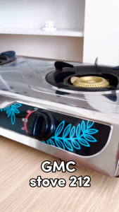 MURAH KUALITAS NO.1 GMC Stove Kompor Gas 2 Tungku Stainless Steel Tipe 212 & 112 Rendah Tekanan Lebih Hemas Gas