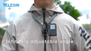TELESIN U-Shape Neck Holder Mount Quick Release 2.0 Version for Action Camera