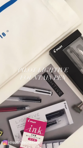 PILOT Lightive Fountain Pen (Medium Nib size - FLT2SR-M)