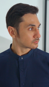 BOSS Kemeja Polos Basic Pria Oxford Shanghai Lengan Panjang Slim Fit OX Navy