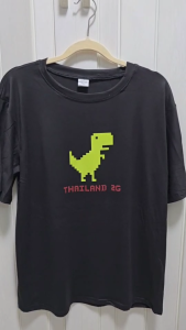 เสื้อยืดคอกลมแขนสั้น อกฟรีไซส์ ผ้ายืดได้เยอะใส่สบาย อกก่อนยืด38 นิ้ว ยืดได้อีก2-3 นิ้ว