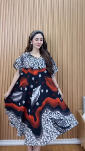 Daster Payung Wanita Jumbo XL LD 120 Motif Seri Warna TERBARU Best Seller AFIFAHcOLECTIONS