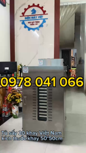 Tủ sấy miến dong sấy mỳ khô thực phẩm khô măng trúc 20 khay 50*50cm