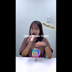 [ BỘ 1 LOA KÈM 2 MIC ] Loa Bluetooth Karaoke Kinyo K12 Sạc Pin Không Dây Âm Thanh Hay Bass Chuẩn - BẢO HÀNH 1 ĐỔI 1 từ MƯỜNG THANH ROYAL