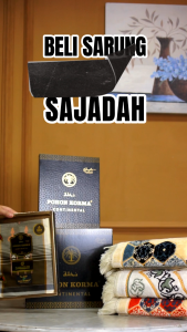 Paket Bundling Sarung Pohon Korma Continental Motif Masterpiece Free Sajadah Turkey