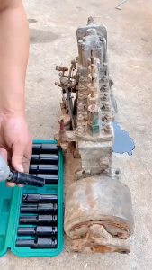 Toolbox Mata Socket Extention Impact Socket 10 pcs 1/2 Inch - Impact Socket 8mm - 24mm