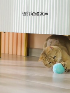 Smart Interactive Cat Toy Ball 360° Automatic Rotating Rolling Ball Accessories For Dog Toys Usb Charging Function Pet Things