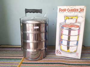 Rantang Stainless Steel 14cm X 4 / 16cm X 4 / Maspion / Stainless Steel