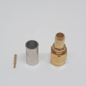 KONEKTOR SMA MALE TO RG58 CRIMPING GOLD TAIWAN