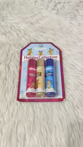 Blistex Holiday Collection Lip Moisturizer: Reindeer Blister Pack 3 Sticks (4.25g Each)