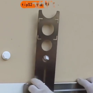 Universal hole positioning ruler ceramic tile wall brick floor brick hole positioning ruler glass multi-functional perforator
