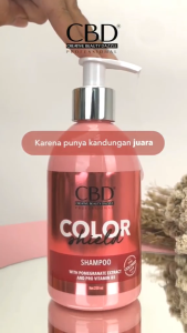 CBD Color Shield Hair Mask 250gr 500gr 35gr | Shampoo 250gr| Conditoner 250gr | CBD Pink