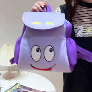 【Ready Stock】Dora Backpack Dora the Explorer Nylon Backpack Preschool Bag Plush Doll Christmas Gift