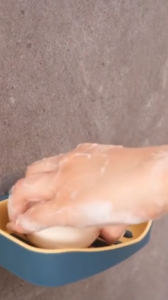 WARS Tempat Sabun Batang Tiris 2in1 Rak Tempel Tanpa Paku / 2 in 1 Magic Hook Soap Hanger