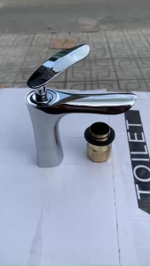 LOẠI 1 Vòi rửa mặt lavabo lạnh nóng lạnh N3003 Chiếc Lá BÓNG A1 đồng thau mạ crom bóng hàng chuẩn chất lượng cao