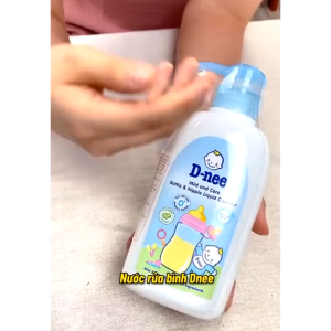 (NHẬP KHẨU) Nước rửa bình sữa & rau quả D-nee 500ml Nước xúc bình sữa bình nước cho bé