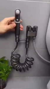 Hygienic Shower For Bathroom Toilet Bidet Shower Head Double Outlet Angle Valve Of Bathroom Accessories Bidet Toilet Seat