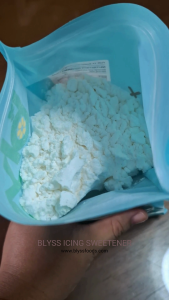 Blyss Monkfruit Sweetener 1 to 1 Natural sugar replacement Erythritol 500g Icing Powder in tub for baking and dessert