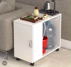 ชุดตู้ตกแต่งหนัง ชั้นวางเข้มหนัง ลิ้นชักเก็บของ ตู้ข้างเตียง พร้อมสีไม้ สบายตา