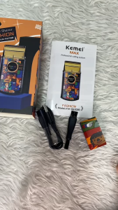 Kemei KM-RS7098 เครื่องโกนหนวดไร้สาย ฟอยล์เดี่ยว ใบมีดตัดลิเธียมไอออน แบบมืออาชีพ ไม่มีการระคายเคือง