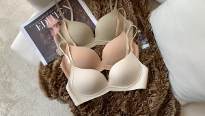 Triumphˉ 1PCS Underwear Womens No underwire Traceless Small chest Upper Support Bra Invisible Retraction Pair breast bra