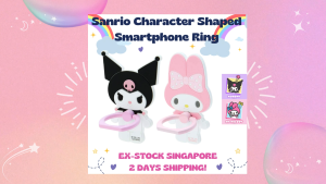[Direct from Japan] Stock SG: 100% Original Sanrio Character Shaped Cute Smartphone Ring Grip