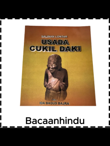 Buku Salinan Lontar Usada Cukil Daki Agama Hindu IB Bajra