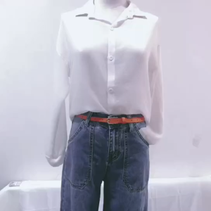 Gaun dekoratif multi-warna baru dengan sweter ikat pinggang tipis untuk wanita pin serbaguna sabuk kecil PU ikat pinggang celana gaya Korea