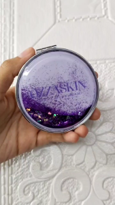 Cermin Lipat Bulat Gliter Ozzaskin Lucu Ringan Mini Dua Sisi Aksesori Kecantikan Praktis - Lazada