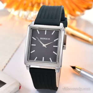 Jam Tangan Pria Bonico BNC 1507 G Strap Kulit