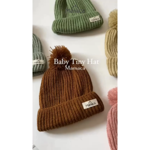 Mamaca Babby Tiny Beanie Hat ( 0-2 Tahun ) | Katun Rajut | Kupluk Rajut Bayi