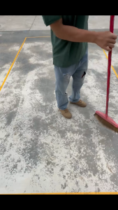 🔥1000g With Brush🔥3 In 1 Water-Based Epoxy Floor Paint Wear-Resistant Waterproof Self-Leveling Cement Floor Paint Floor Paint Indoor And Outdoor Home Use