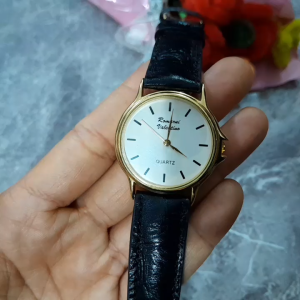 Đồng hồ nữ Romarni VALENTINO dây da second hand si nhật- đã qua sử dụng