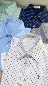 Áo sơ mi trung niên dài tay 1 túi form rộng GENALPHA vải lụa co giãn mềm mịn form rộng GEN555