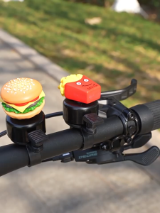 Bike Bell Horn Electric Bel Klakson Sepeda Bel Sepeda Model Burger/Sandwich