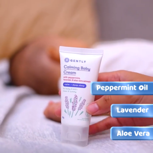 GENTLY Calming Baby Cream 20gr / 50g || Krim Penghangat dan Pereda Kolik Tubuh Bayi || Krim Pilihan untuk Bayi dan Anak