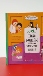 Sách tương tác - Rèn luyện kỹ năng đầu đời cho trẻ - 30 câu trắc nghiệm cho trẻ từ 4 tuổi - Đinh Tị Books
