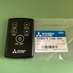 Điều khiển quạt treo tường Mitsubishi LV16-RA-SF-GY chính hãng Thái Lan remote mitsubishi quạt đứng mos mitsu