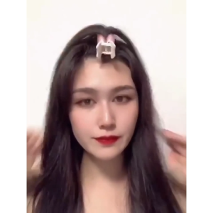 Kẹp tóc ống lô tạo kiểu phồng mẫu phong cách Hàn Quốc mớikhông khí bangs clip-NIEVE