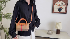 6010# Mini New Exquisite Fashion Plaid Women Bag minitote tote Womenbag slingbag handbag shoulderbag crossbodybag hobobag