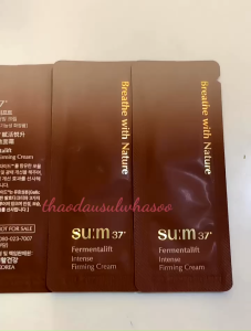 NEW combo 10 20 Gói kem dưỡng săn cơ Su:m37 Fermentalift Intense Firming Cream chống lão hoá tăng đàn hồi
