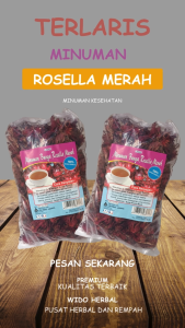 Teh Bunga Rosella Merah 25 gr Termurah