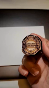 Rubber Stamp & Chop Custom & Custom Made & Round