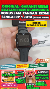 JAM TANGAN REEBOK ORIGINAL PRIA REEBOK RV-SQG-G9-PBIA-BB - MEN LA - RESIN BAND - ABU-ABU - JAMDUNIA / JAM DUNIA JD18 # JAM TANGAN PRIA MURAH JAM PRIA JAM TANGAN ANTI AIR $ JAM REEBOK RV SQG G9 PBIA BB JAM DIGITAL DEL01
