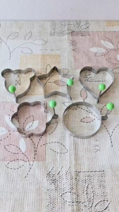 พิมพ์ไข่ดาว พิมพ์ทอดไข่ พิมพ์แพนเค้ก พิมพ์ขนม (สแตนเลส) (มี5ลายให้เลือก) ขนาด ดาว/วงกลม/หัวใจ/มิกกี้เมาส์/ดอกไม้ (ตราTK)