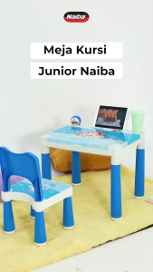 MEJA KSET MEJA KURSI BELAJAR ANAK NAIBA 1251 KURSI NAIBA KARAKTER 1251 M1251