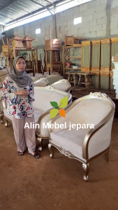 PROMO!Kursi Pelaminan Minimalis Sofa Pelaminan Lengkung Terbaru