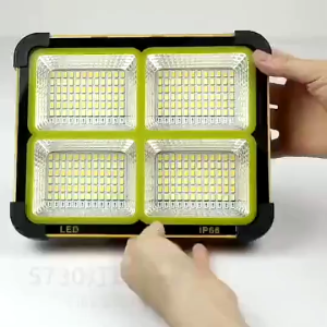 【🇲🇾Stock】USB Rechargeable Solar Work Lights Portable LED Work Light Multipurpose COB Floodlight Magnetic Lantern Emergency Lights