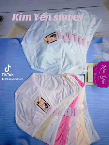 COMBO 5 quần lót nữ cotton Thái cao cấp mềm mịn thoáng mát co giãn đàn hồi tốt